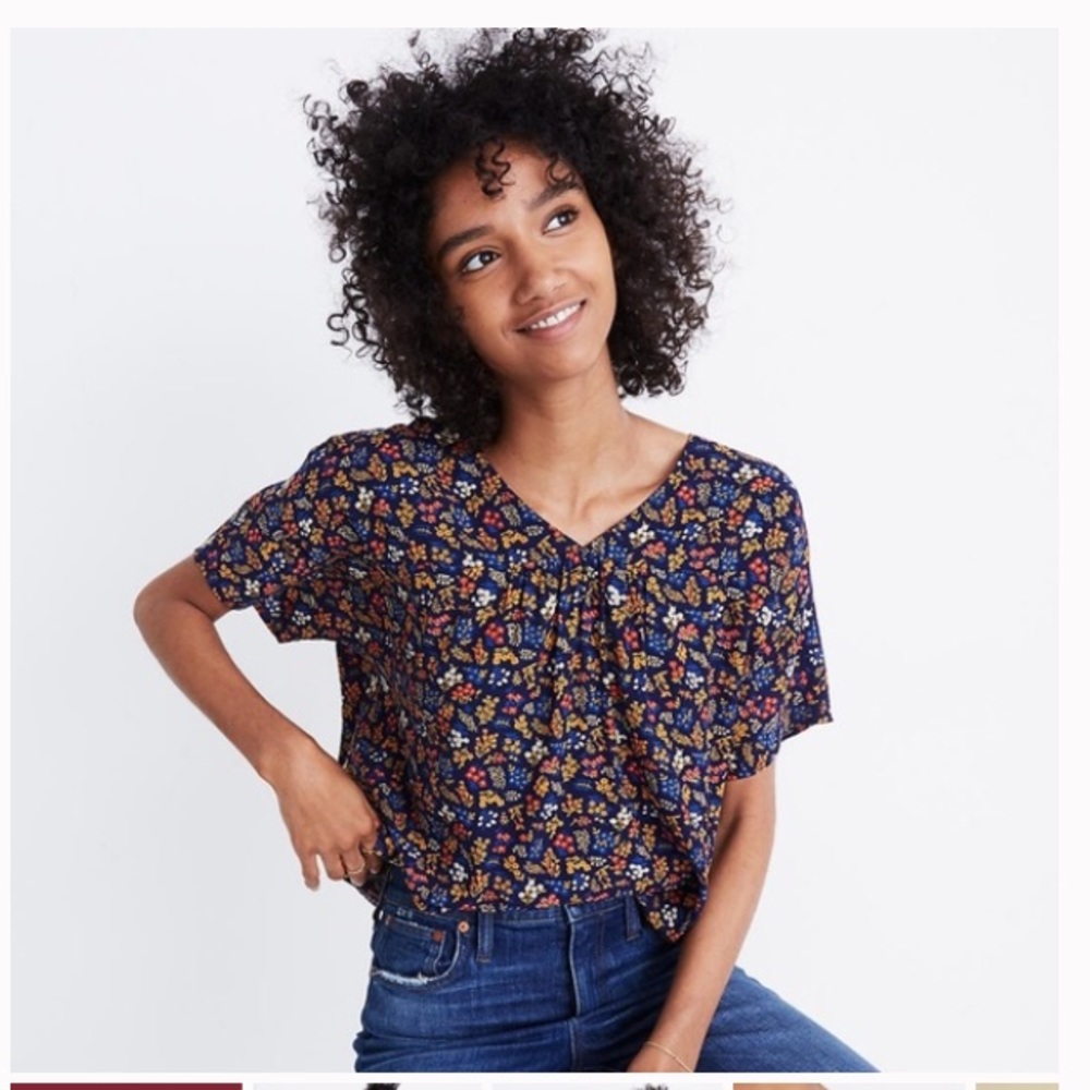 Madewell Rhyme Garden Party Top